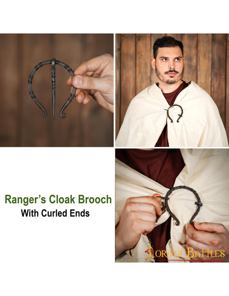 Chiusura a fibula per mantello in...