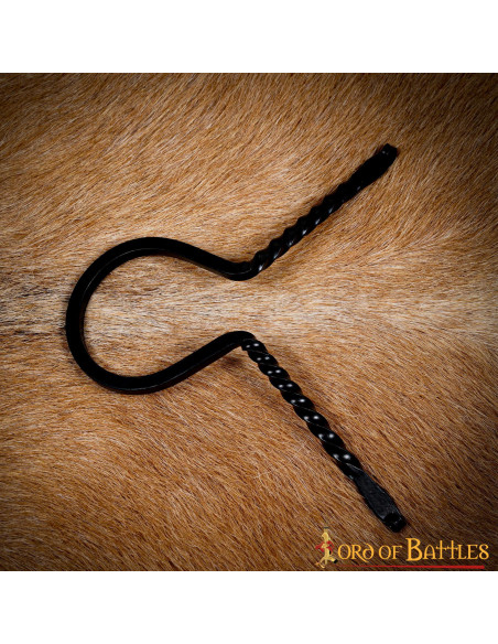 supporto per corna in ferro battuto