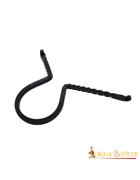 supporto per corna in ferro battuto