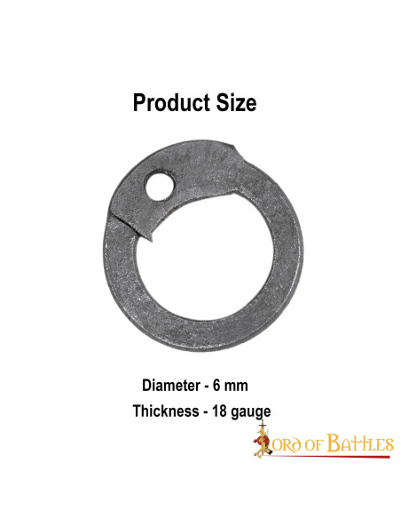 Anelli piani per rivettare cotta di...