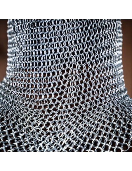 Anelli rotondi in cotta di maglia del...