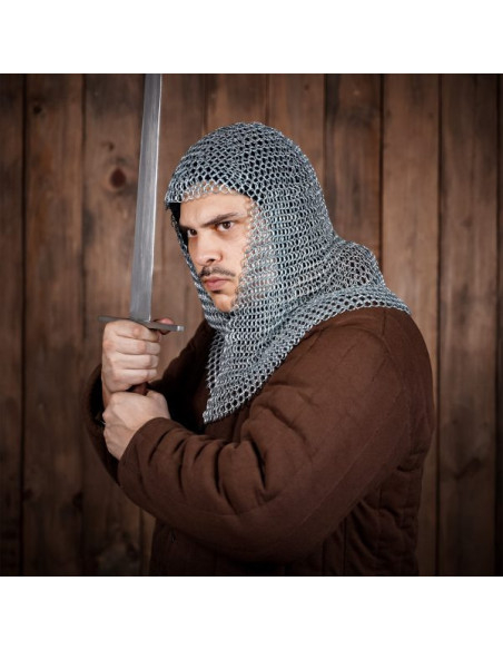 Anelli rotondi in cotta di maglia del...