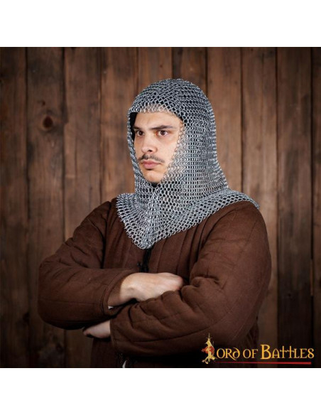 Anelli rotondi in cotta di maglia del...