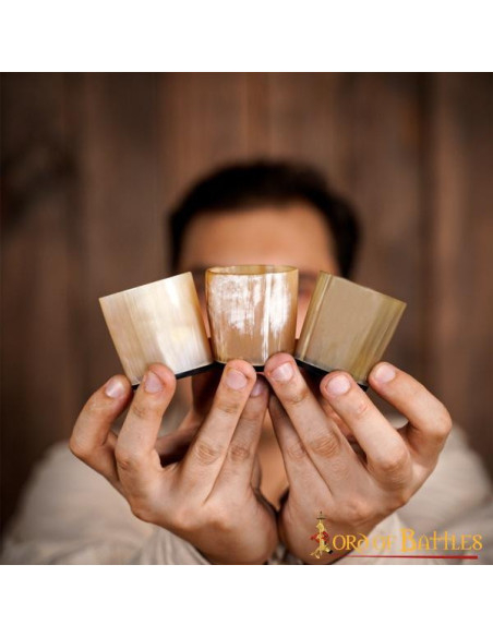 Set di 3 bicchierini vichinghi in...