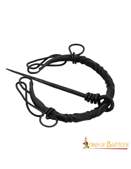 Fibula celtica in ferro battuto con nodi