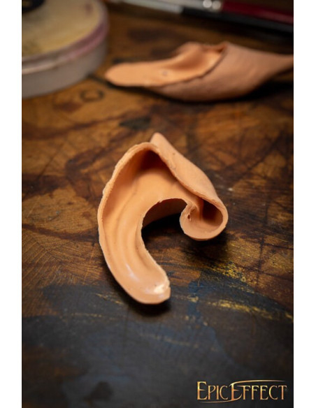 Orecchie da elfo oscuro appuntite,...