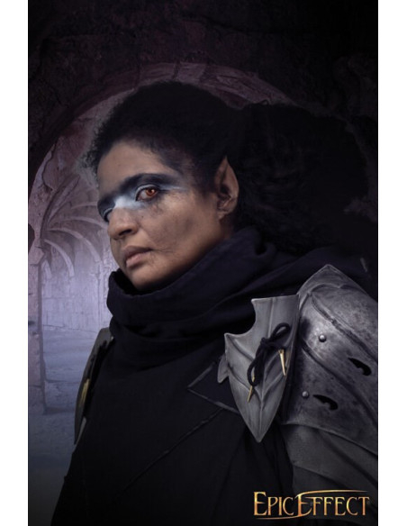 Orecchie da elfo oscuro appuntite,...