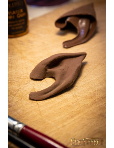 Orecchie da elfo oscuro appuntite,...