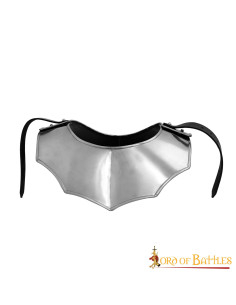 Gorgiera medievale semplice, finitura lucida