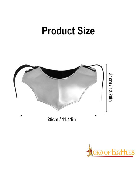 Gorgiera medievale semplice, finitura...