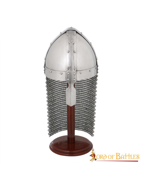 Elmo normanno con nasale e cotta di...