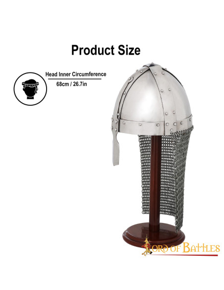 Elmo normanno con nasale e cotta di...