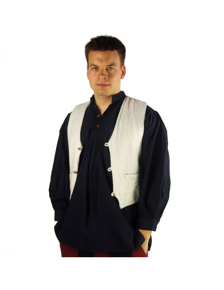 Gilet medievale corto in cotone