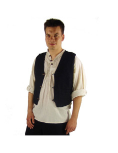Gilet medievale corto in cotone