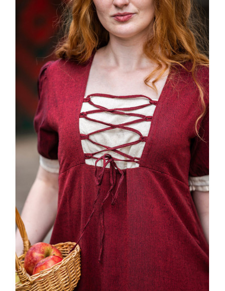 Abito estivo medievale con lacci