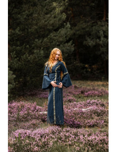 Abito medievale donna Blu 2