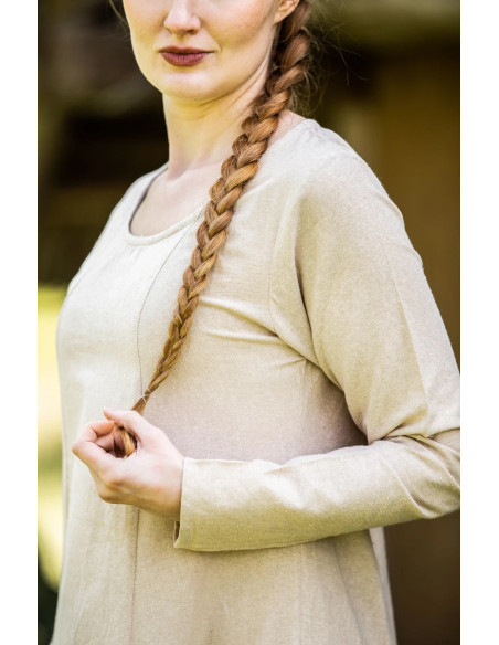 Tunica lunga color crema per dama...