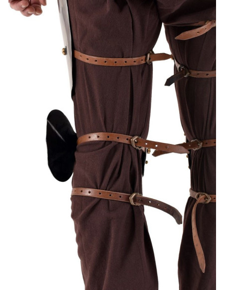 Armatura medievale per gambe e ginocchia