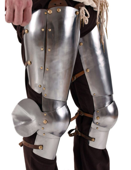 Armatura medievale per gambe e ginocchia