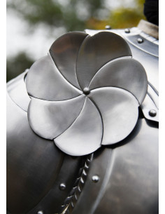 Coppia di Besagues medievali per armatura, XV secolo 2