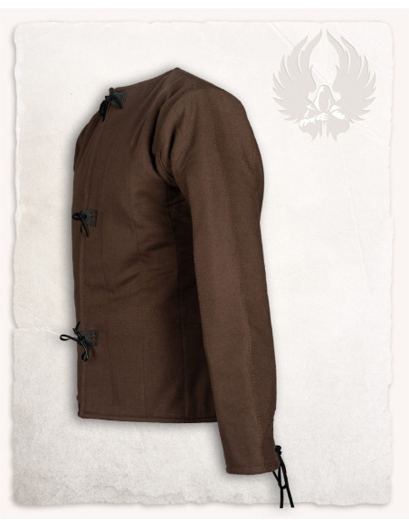 Gambeson medievale in cotone modello...