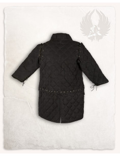 Gambeson medievale modello Arthur, nero 2
