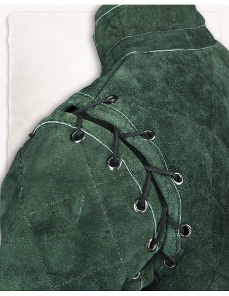 Gambeson medievale in pelle...