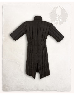 Gambeson medievale modello Leopold, nero 2