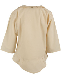 Camicetta medievale in cotone modello Josefina, crema 2