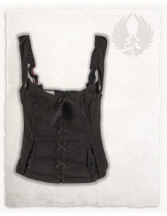 Bustier da donna pirata modello Lea, colore nero