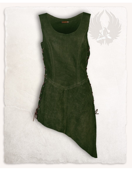 Tabardo elfico medievale in pelle...