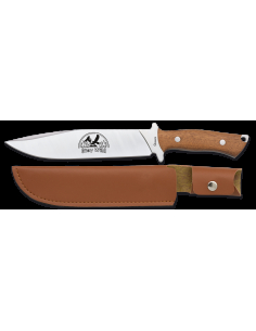 Coltello da caccia modello Stay Wild con fodero in cuoio...