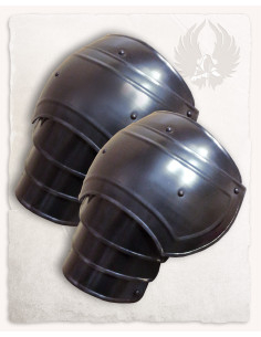 Spallacci medievali in acciaio modello Adam, finitura...