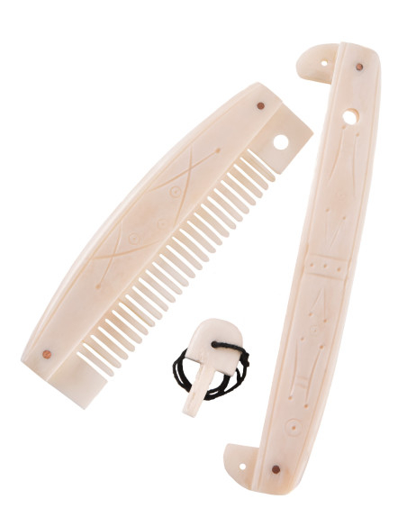 Pettine in osso medievale (12 cm.)
