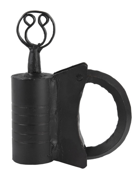 Lucchetto medievale in ferro battuto...