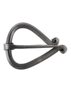 Fibbia medievale in ferro battuto (6,5 cm.)