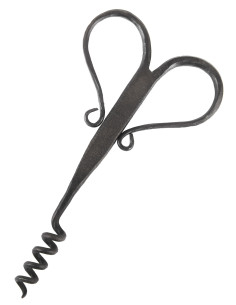 Cavatappi medievale forgiato a mano (16 cm.)