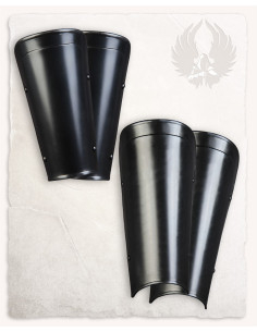 Set di bracciali e schinieri medievali modello Lucas,...