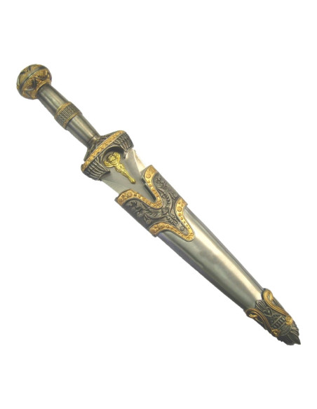 Pugnale Achille con fodero metallico...