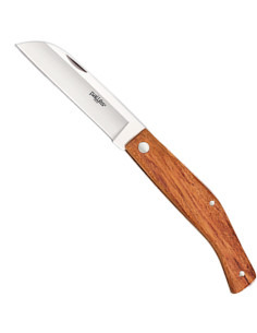 Coltello marca Pallés con manico in legno e lama a becco...