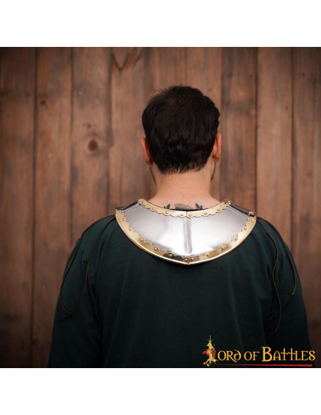 Gorgiera medievale in acciaio modello...