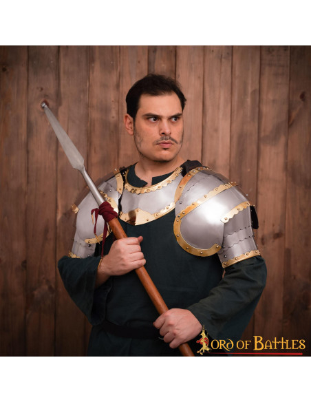 Gorgiera medievale in acciaio modello...