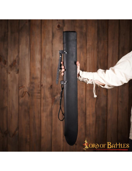 Fodero in cuoio per spade, LARP (97 cm.) Fodero in cuoio per spade, LARP (97 cm.)