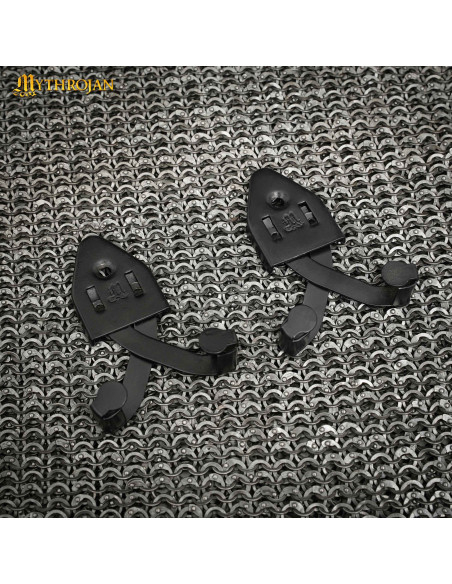 Supporto in acciaio annerito per...