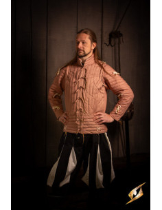 Gambeson cavalleresco medievale in terracotta