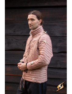 Gambeson cavalleresco medievale in terracotta 2