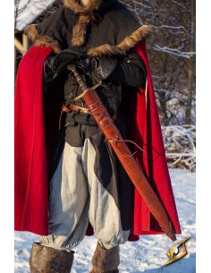 Fodero con cintura per spade, marrone