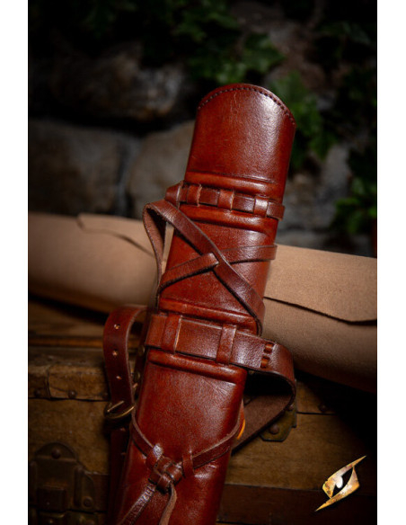 Fodero con cintura per spade, marrone