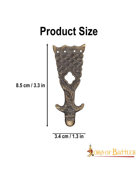 Cintura medievale in ottone punta...