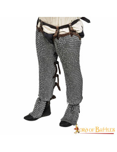 Pantaloni in cotta di maglia d'acciaio con anelli da 6 mm. 2